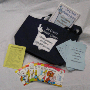 1000 Books notebook, bag, CDs
