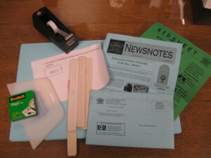 Friends fold library newsletters