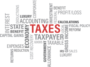 Tax word cloud