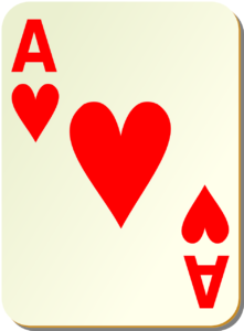 Ace of Hearts playing card