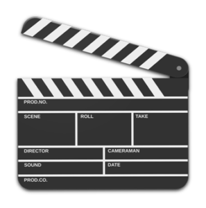 movie clapboard